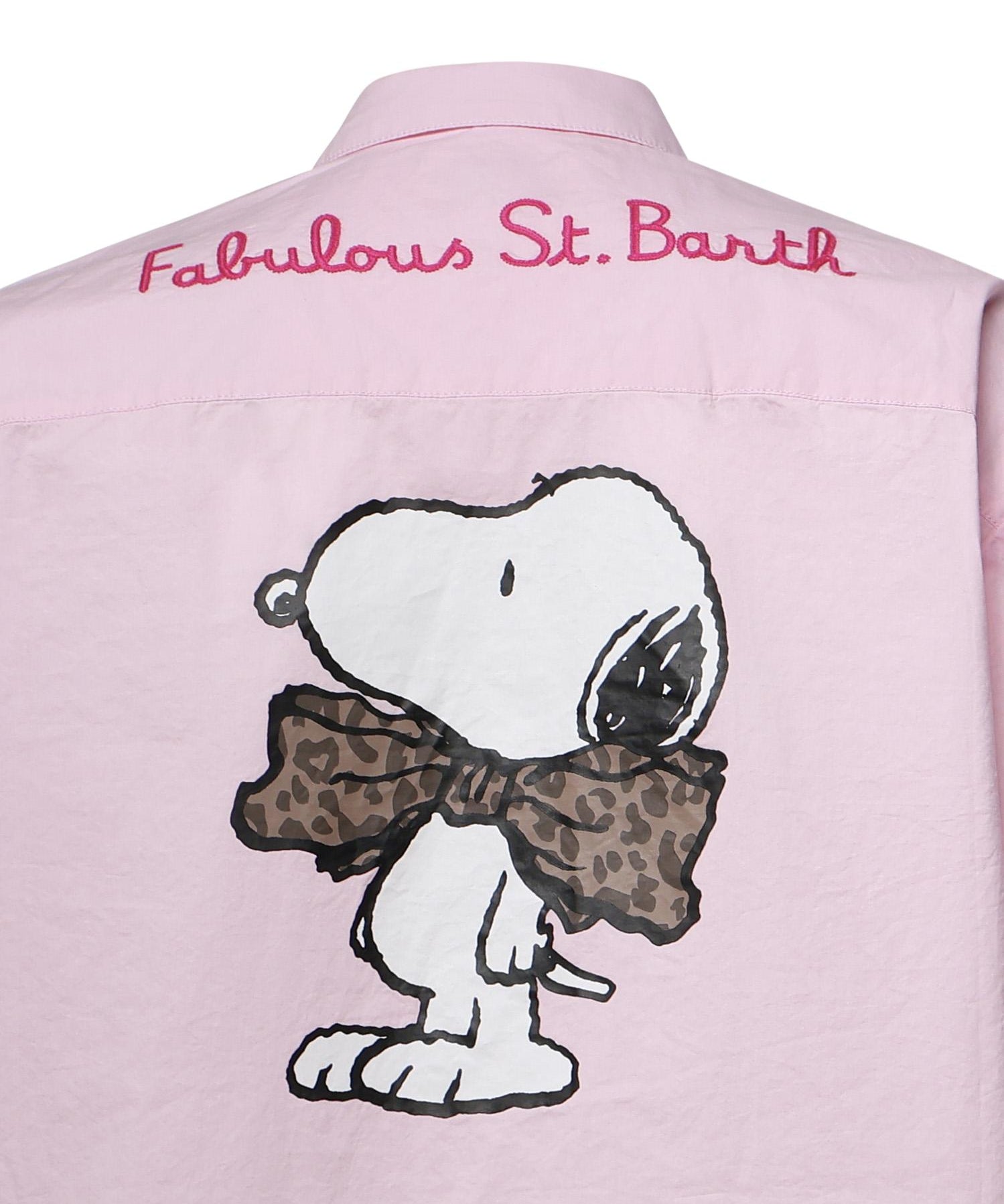 Camicia Brigitte con stampa Snoopy in popeline BRIG005 01926L MC2 SAINT BARTH 