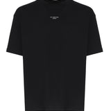 T-shirt Le Slogan Classique in cotone PERMTS202CO002 BL Drôle de Monsieur 