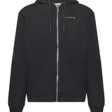Felpa con zip e logo UMA25008FE BLACK RICHMOND X 