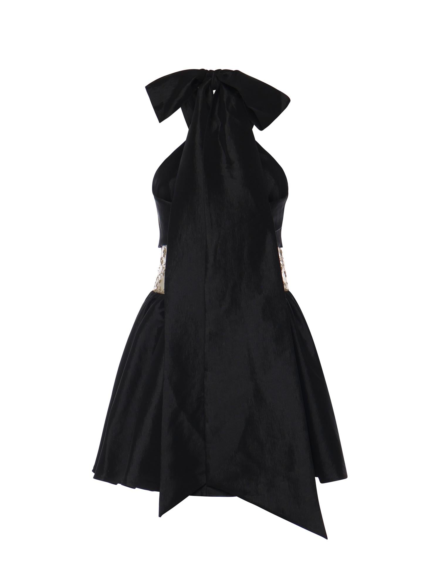 Mini abito Shimmering Petals CD4054 BLACK FOR LOVE & LEMONS 