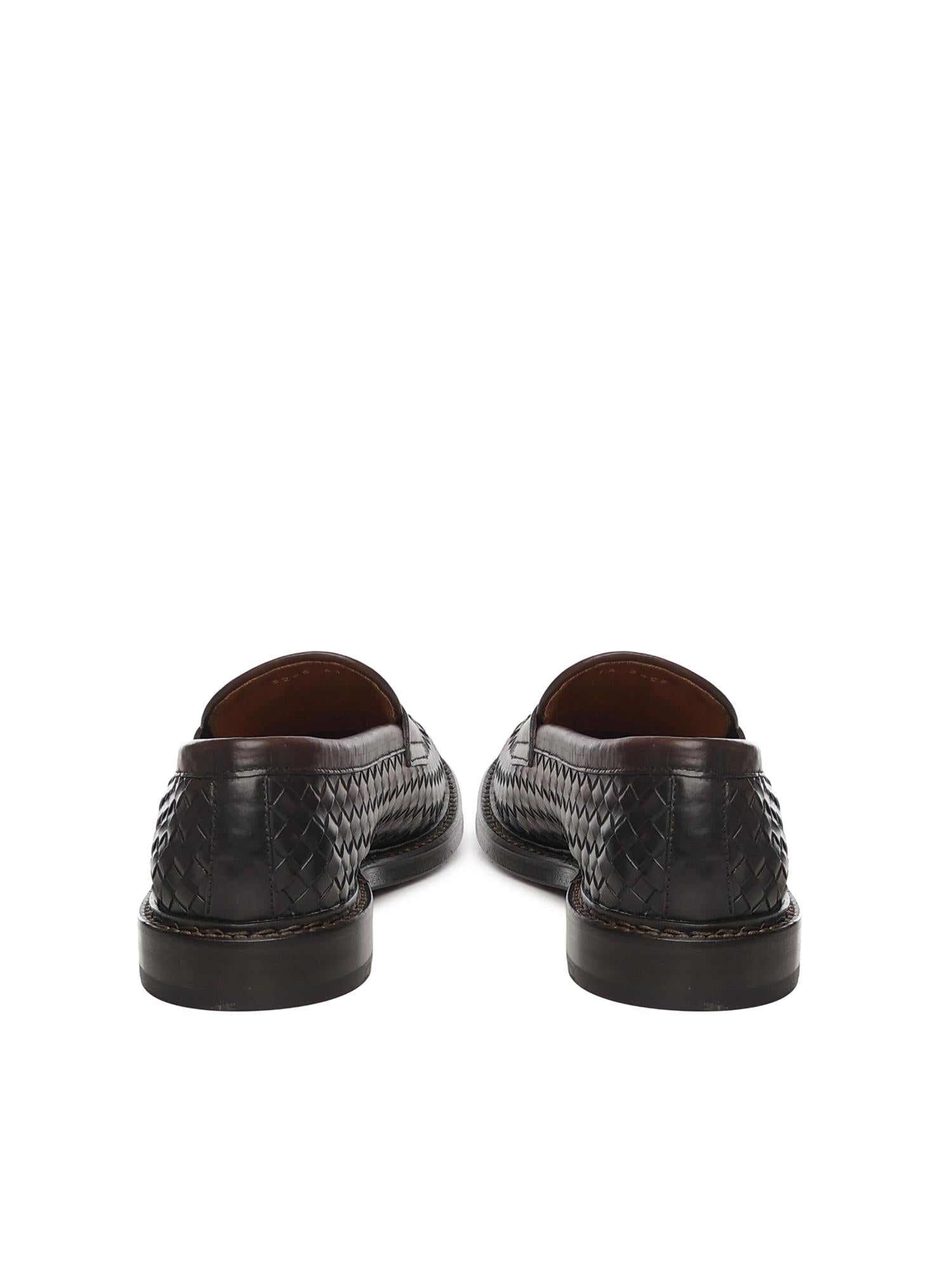 Mocassino in pelle intrecciata DU3266PHOEUY195 TM00 DOUCAL'S 