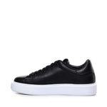 Sneakers Fire1 in pelle<BR/> FIRE 1 BOTTOLATOBLACK GIULIANO GALIANO 
