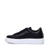 Sneakers Fire1 in pelle<BR/> FIRE 1 BOTTOLATOBLACK GIULIANO GALIANO 