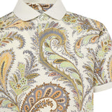 Polo in cotone paisley floreale MRMD0004 AK930X0800 ETRO 