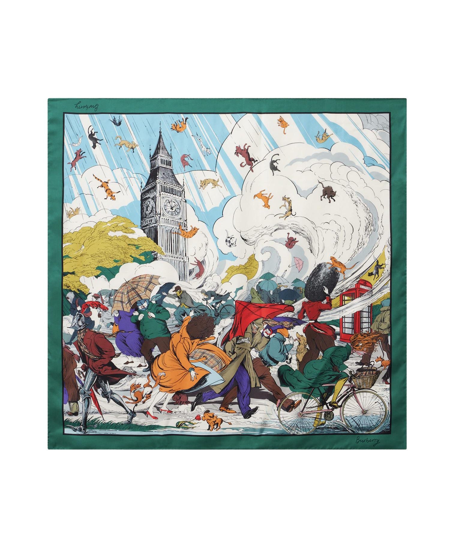 Foulard in seta<BR/> 8120327 B9171 BURBERRY 