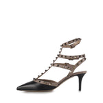Slingback Rockstud in pelle liscia 6W2S0375 VODN91 VALENTINO GARAVANI 