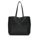 Borsa Tote Puzzle Fold media in pelle di vitello A779PEWX04 1100 LOEWE 