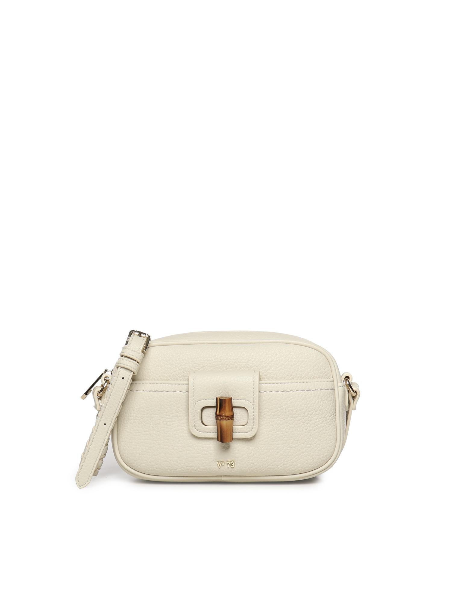 Borsa a tracolla con logo 73BS9M605 BEATRICEOFF WHITE V° 73 