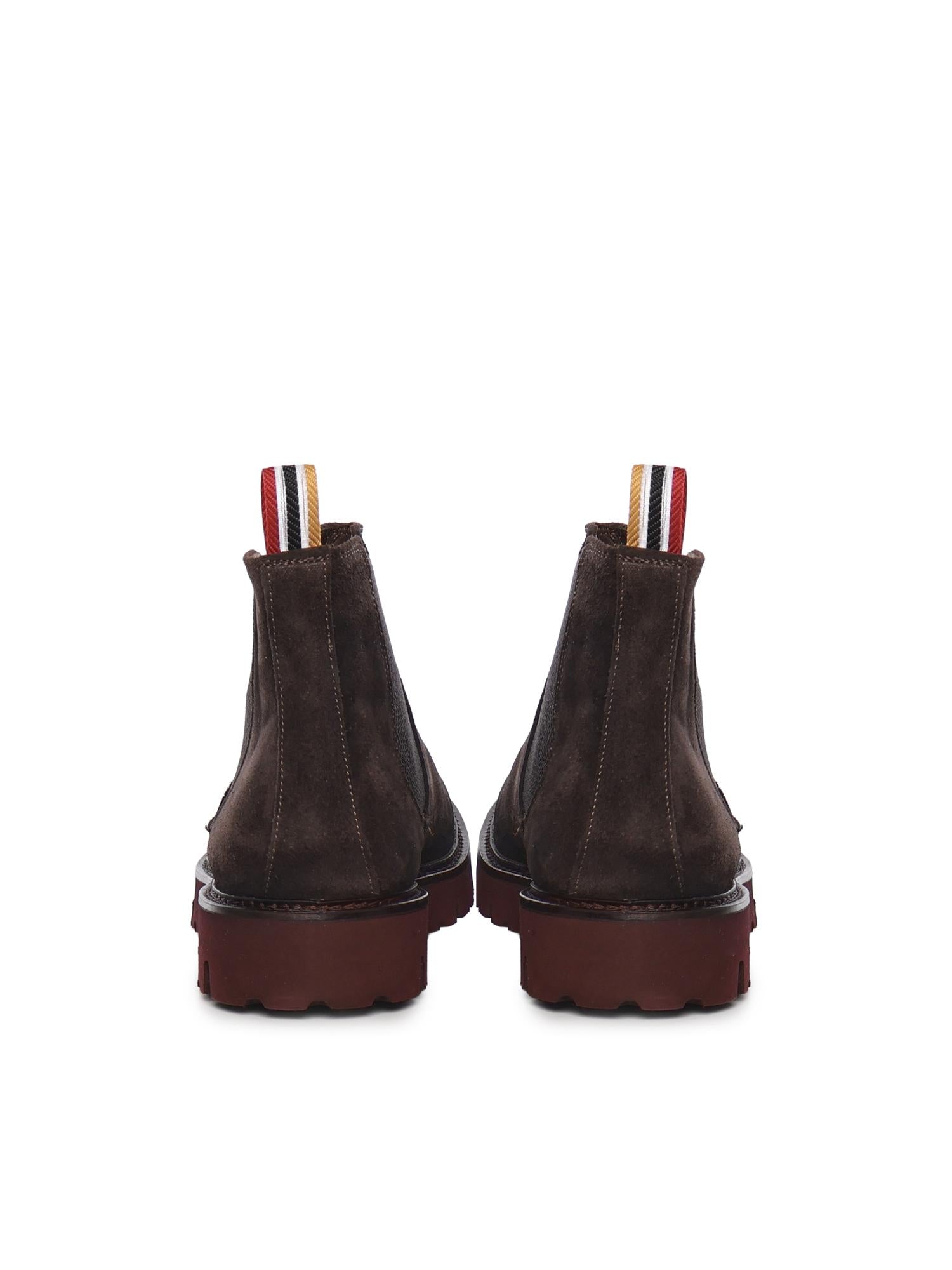 Chelsea Sergio in suede<BR/><BR/> SERGIO CAMOSCIOMORO GIULIANO GALIANO 