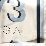 Foulard Alexandra con logo 73FD8Y801 ALEXANDRAAZZURRO/MULTICOLOR V° 73 