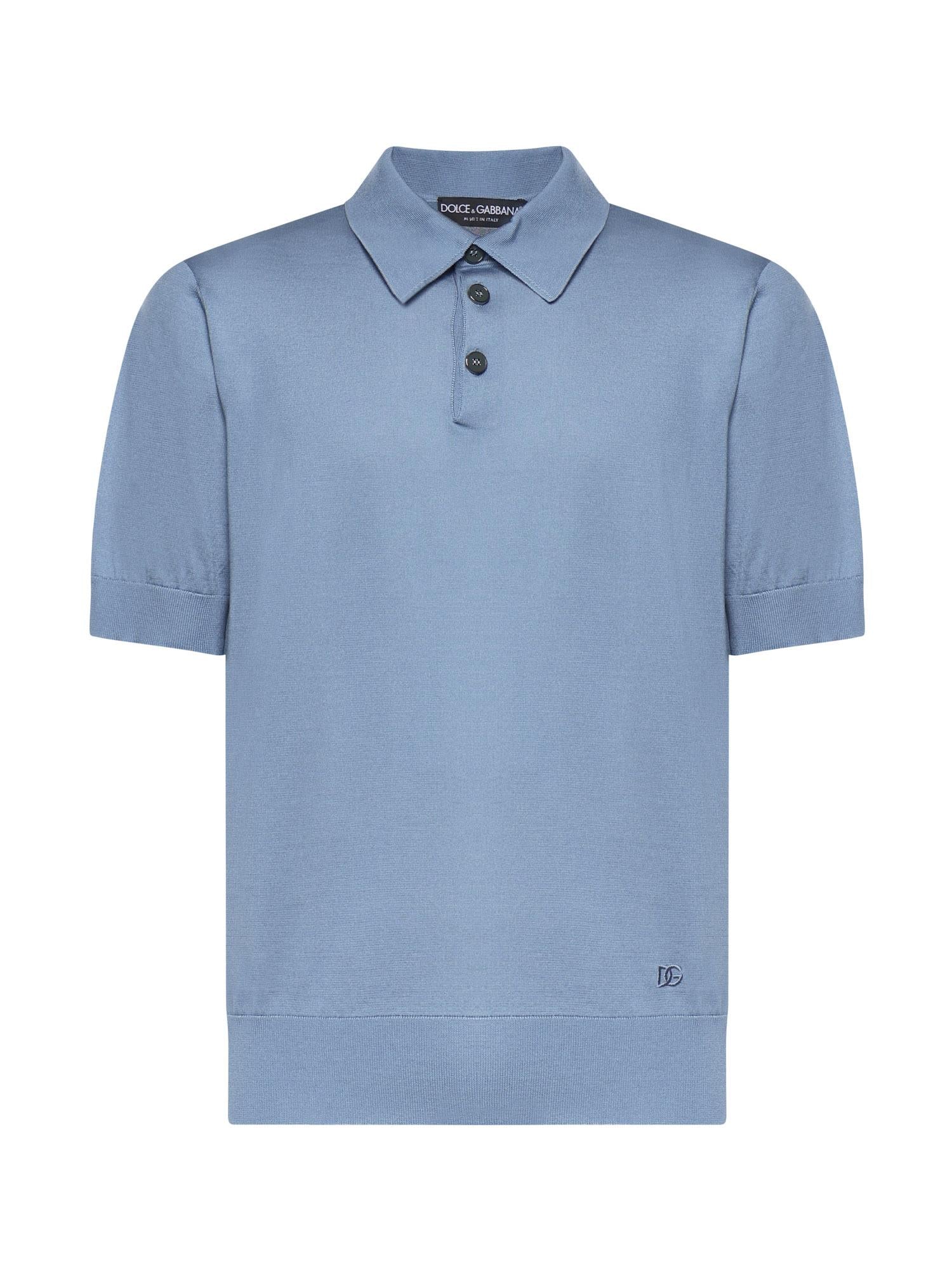 Maglia polo in seta GXZ02Z JBSO5B0965 DOLCE & GABBANA 