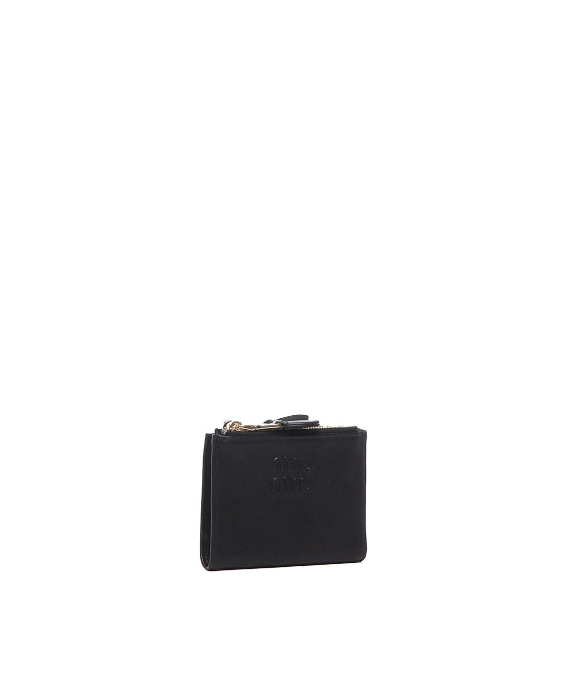 Portafoglio con logo lettering 5ML024 AEFXF0002 MIU MIU 