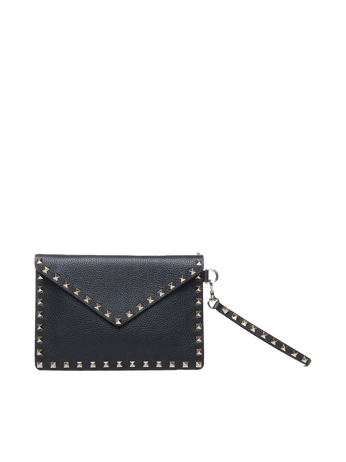 Pouch Rockstud in vitello granato 8W2P0P87 VSH0NO VALENTINO GARAVANI 