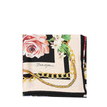 Foulard in twill di seta stampa fiori FN090R GDC5JHN5QG DOLCE & GABBANA 