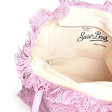Borsa Vanity in canvas animalier con strass VANI001 08749L MC2 SAINT BARTH 