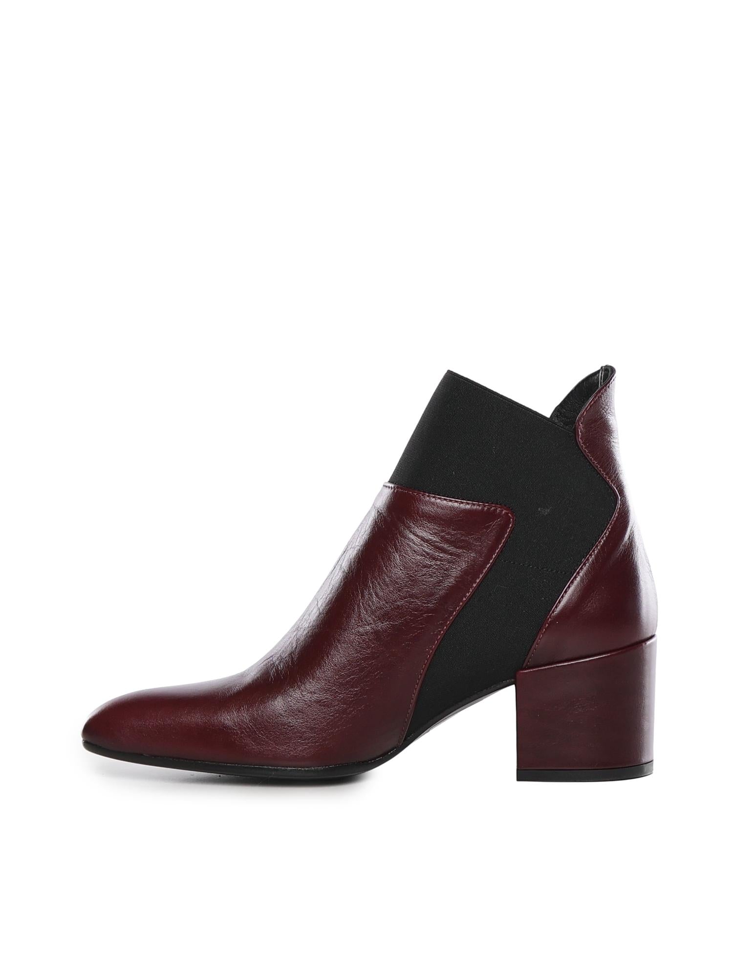 Stivaletto in pelle C41 BORDEAUX UAU 