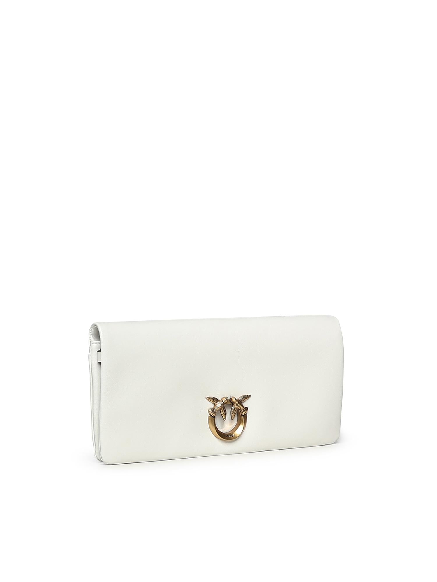 Pochette Love Bag Click Soft Horizontal in pelle 106022 A0QOZ15Q PINKO 