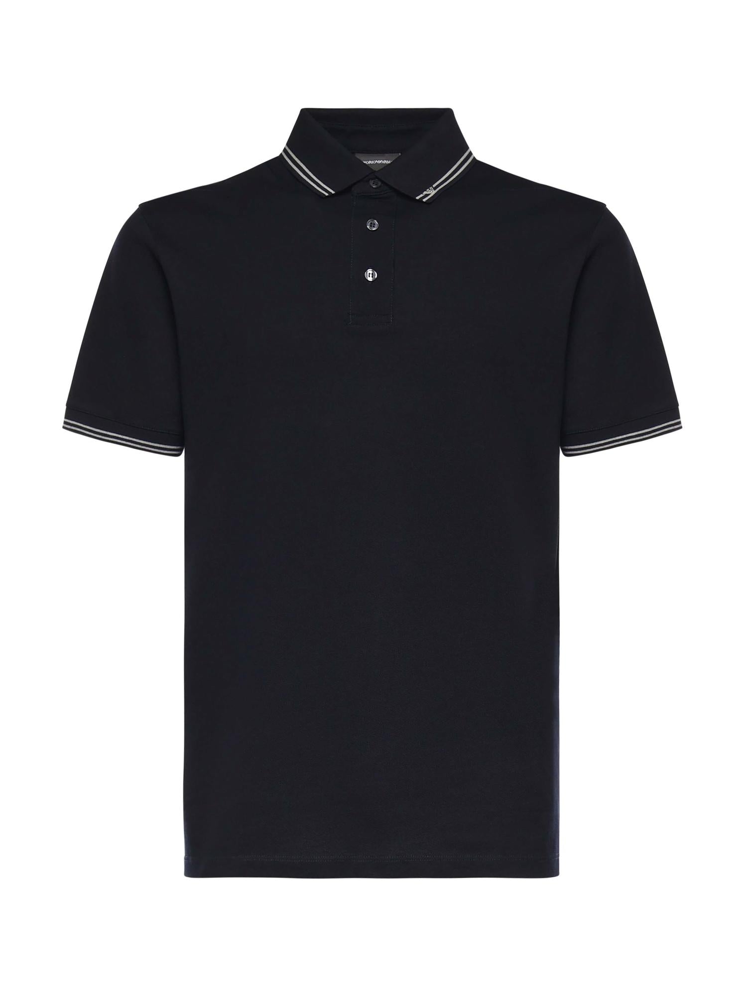 Polo in piquet di cotone EM005842 AF12955UB118 EMPORIO ARMANI 