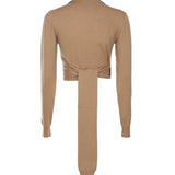 Cardigan incrociato in cashmere FXVB4T JBW0QM0172 DOLCE & GABBANA 