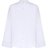 Camicia in popeline di cotone AA9C1010T611C 000 ALAIA 