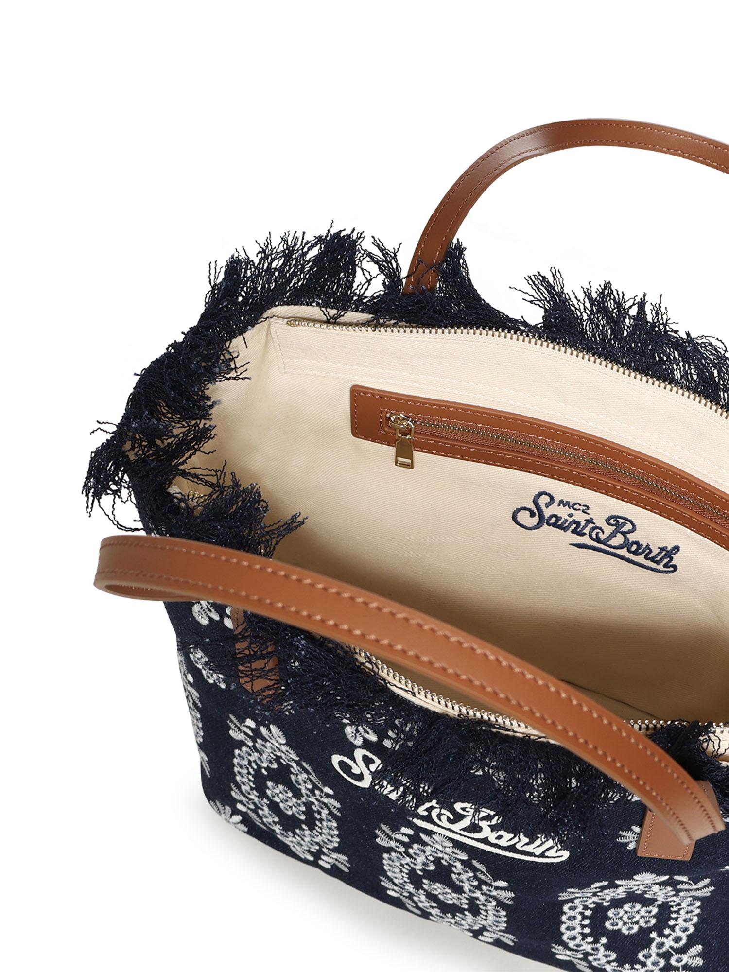 Borsa City medium in denim CBMF001 01773L MC2 SAINT BARTH 