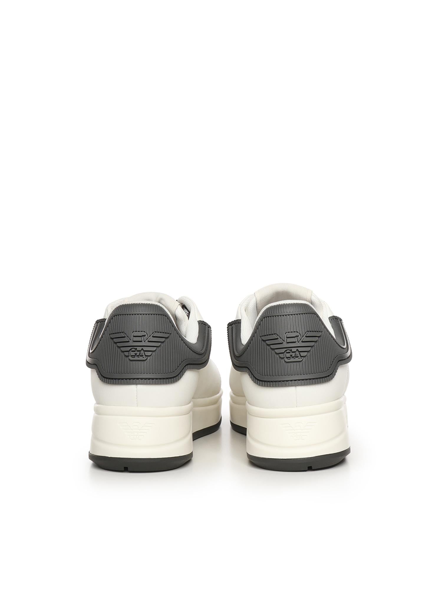 Sneakers in pelle con logo EM003663 AF18212M0364 EMPORIO ARMANI 