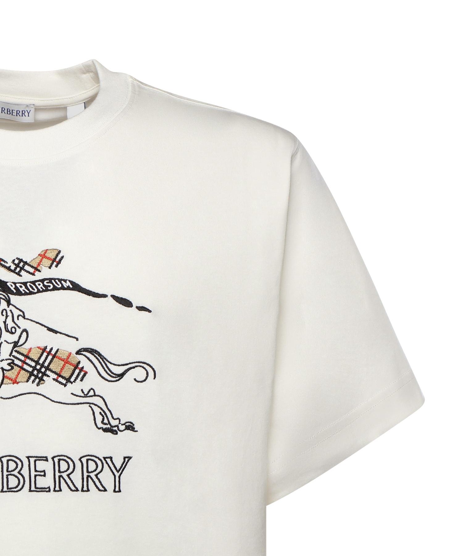 T-shirt in cotone con EKD disegnato 8121034 B7078 BURBERRY 