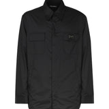 Camicia in tessuto semilucido e targhetta con logo G5KI7T GG731N0000 DOLCE & GABBANA 