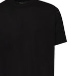 T-shirt girocollo in cotone AIGUE -NERO GIULIANO GALIANO 