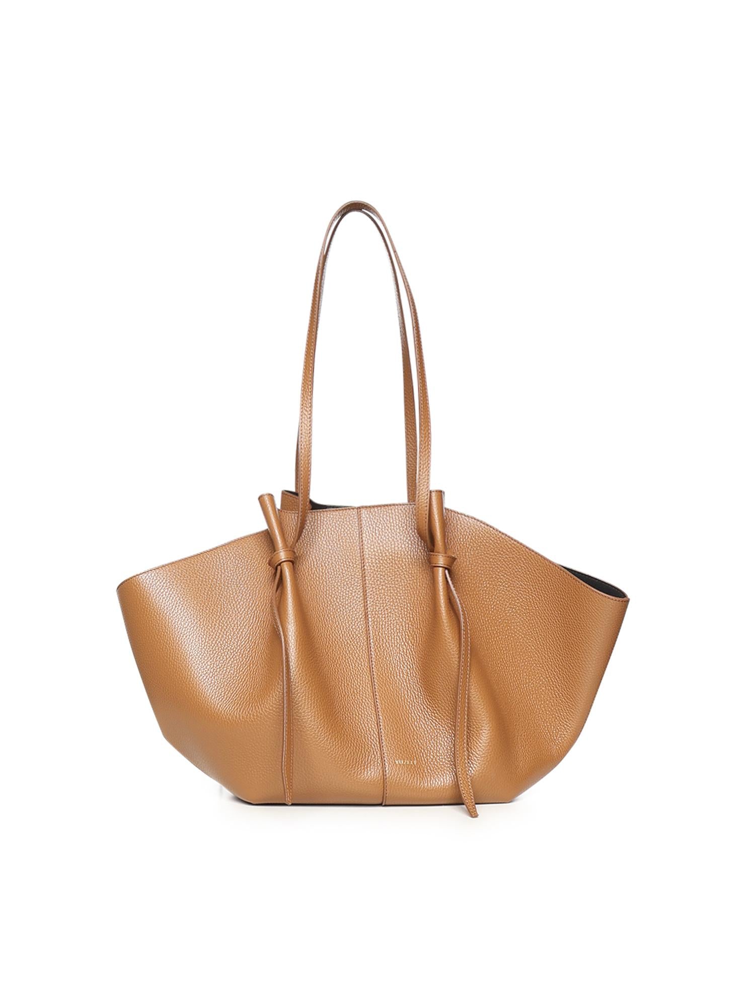 Borsa Mochi in pelle LARGE MOCHI PEBBLE GRAIN LEATHER  YUZEFI 