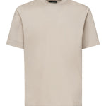 T-shirt girocollo in cotone AIGUE -BEIGE GIULIANO GALIANO 