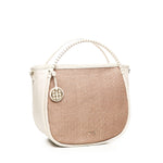 Borsa Flaminia <BR/> 73BS90001 FLAMINIANAT/OFFWHITE V° 73 