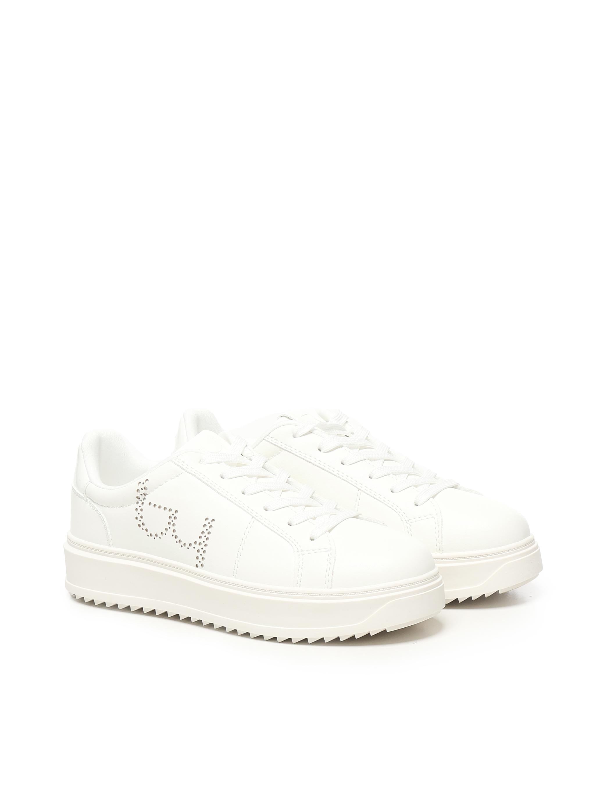 Sneakers Brooklyn con logo BYSC8WO01 BIANCO BY BYBLOS 