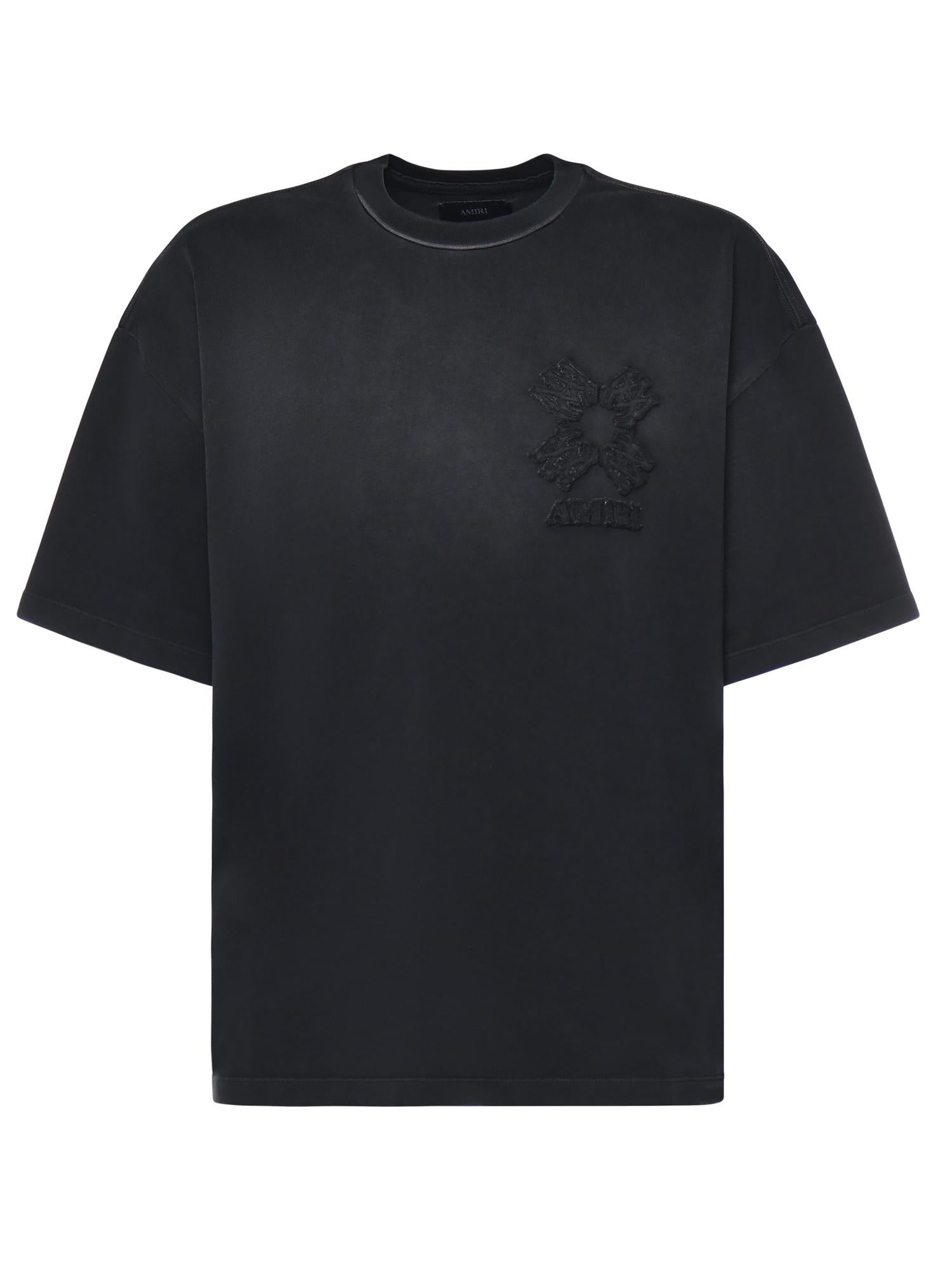 T-shirt Ma Quad con logo AMTOJR1029 001 AMIRI 