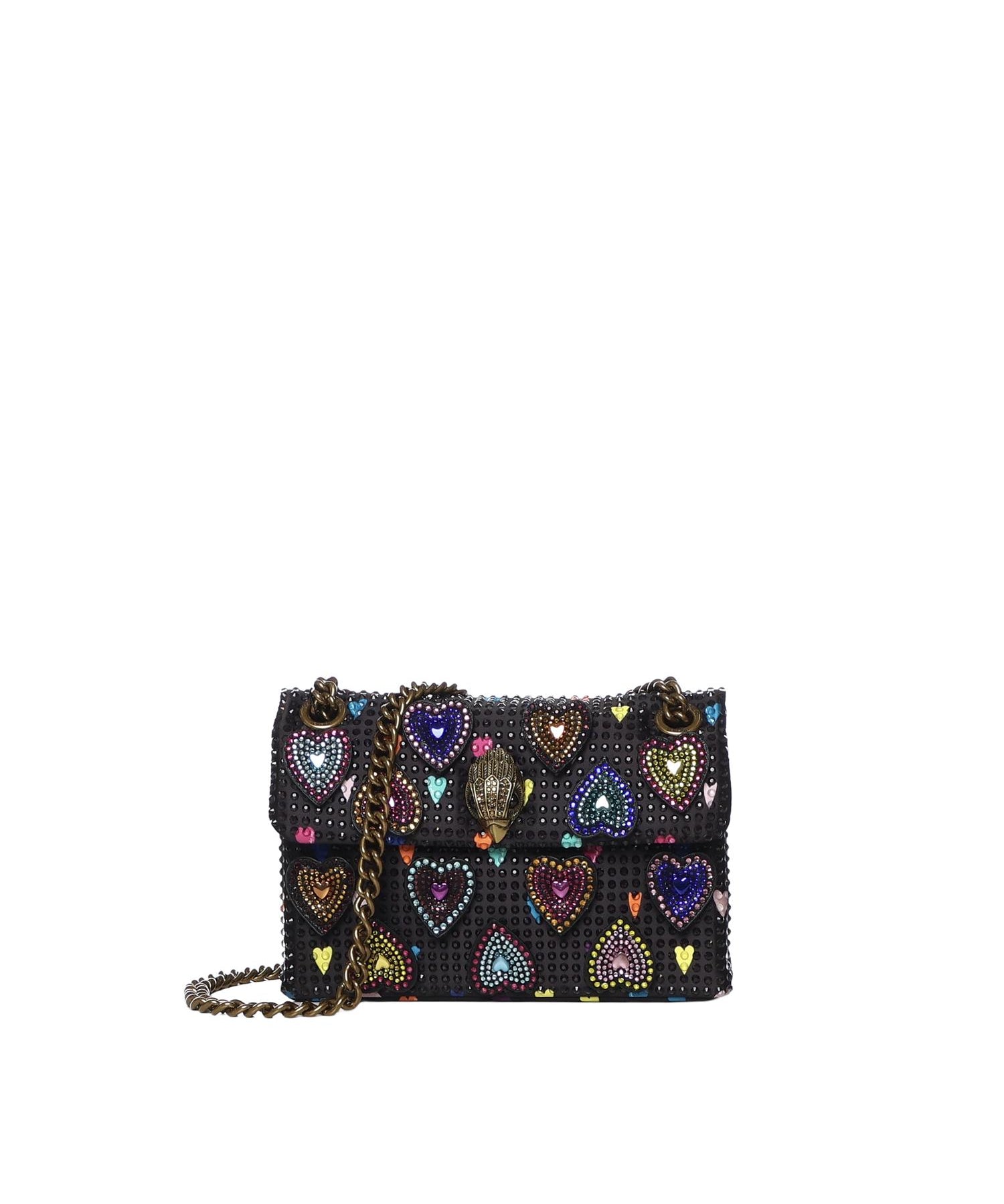 Borsa a tracolla mini Kensington Heart 5374105609 BLACK KURT GEIGER 