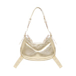 Borsa a spalla y2k002  iin pelle bovina FBBP70002MET -ORO/ORO BIASIA 