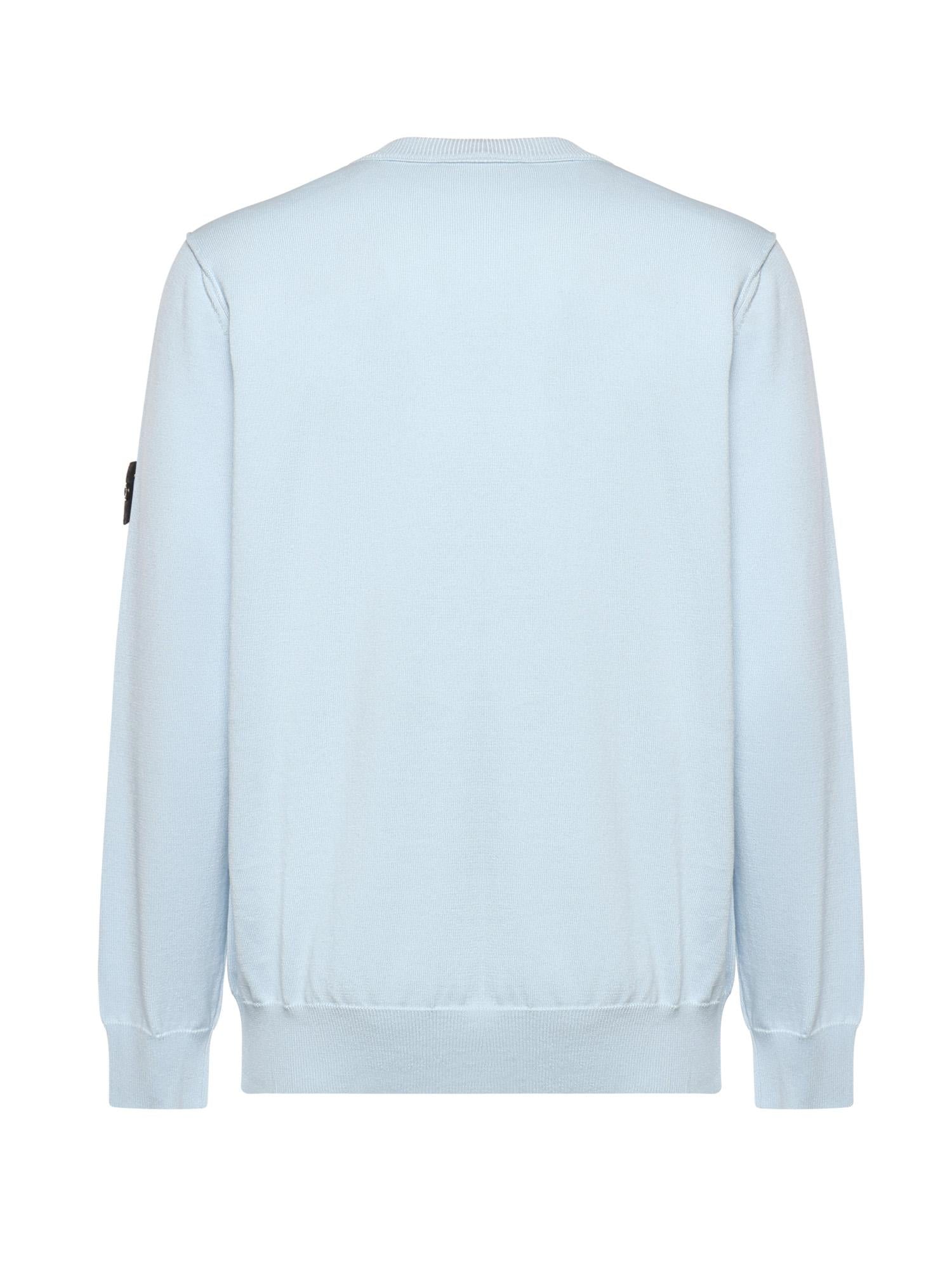 Maglione in cotone con logo L1S155100053 S00B2V0041 STONE ISLAND 