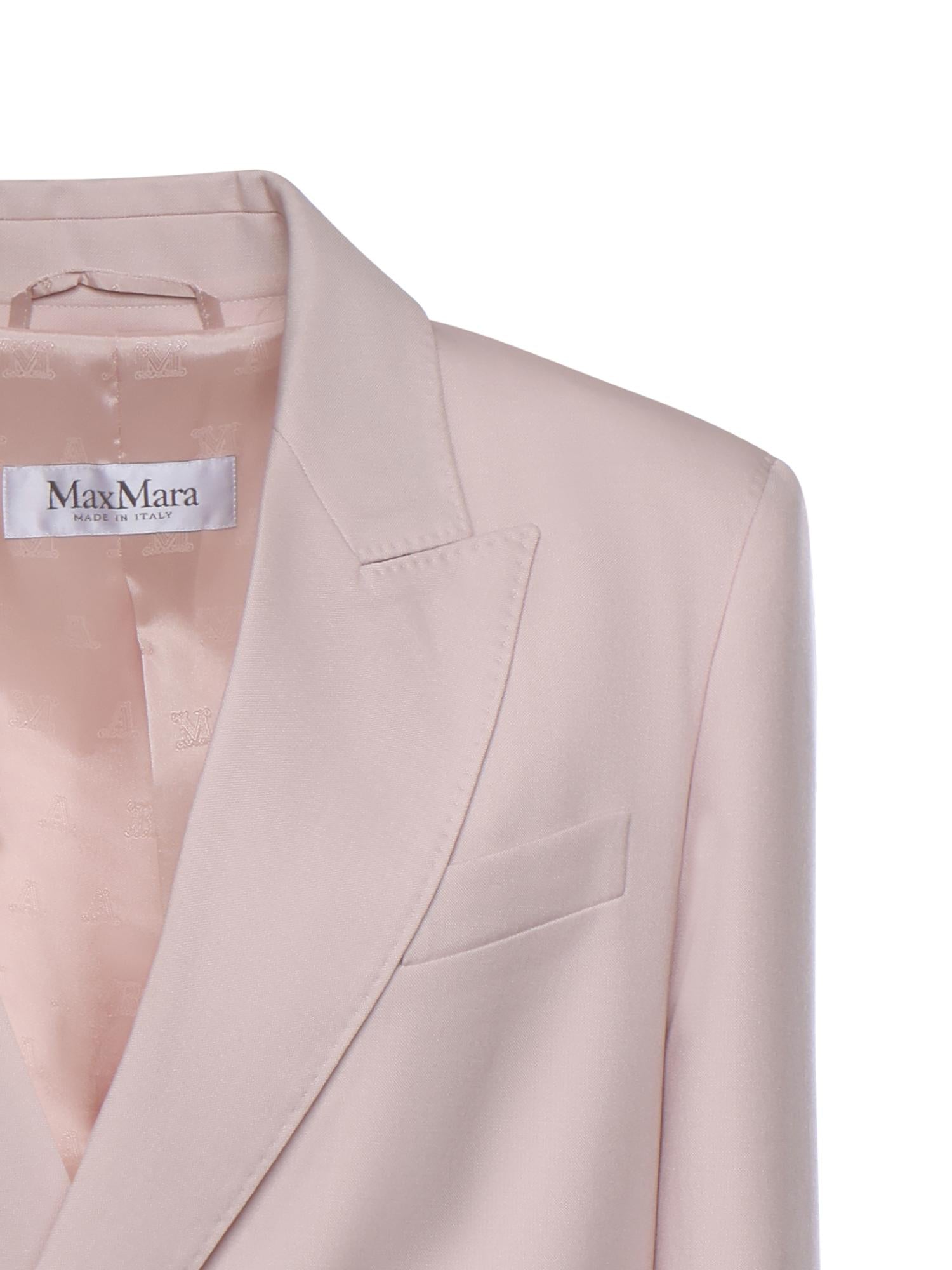 Blazer doppiopetto in lana mohair e seta 2611041171600 022 MAX MARA 