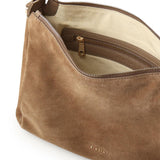 Borsa a spalla in camoscio BIBP9DP02C TAUPE BIASIA 