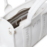 Borsa tote con ricamo 73BS7HD02 ECHO 73 BIANCO V° 73 