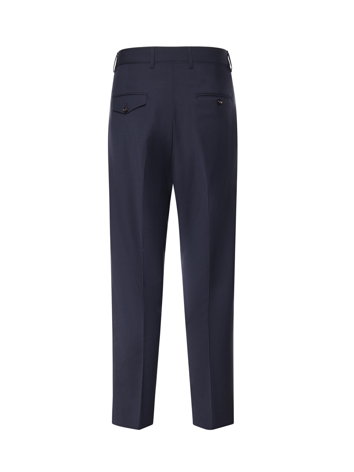 Pantalone Andy in misto lana ANDY TBCMBLU SCURO BE ABLE 