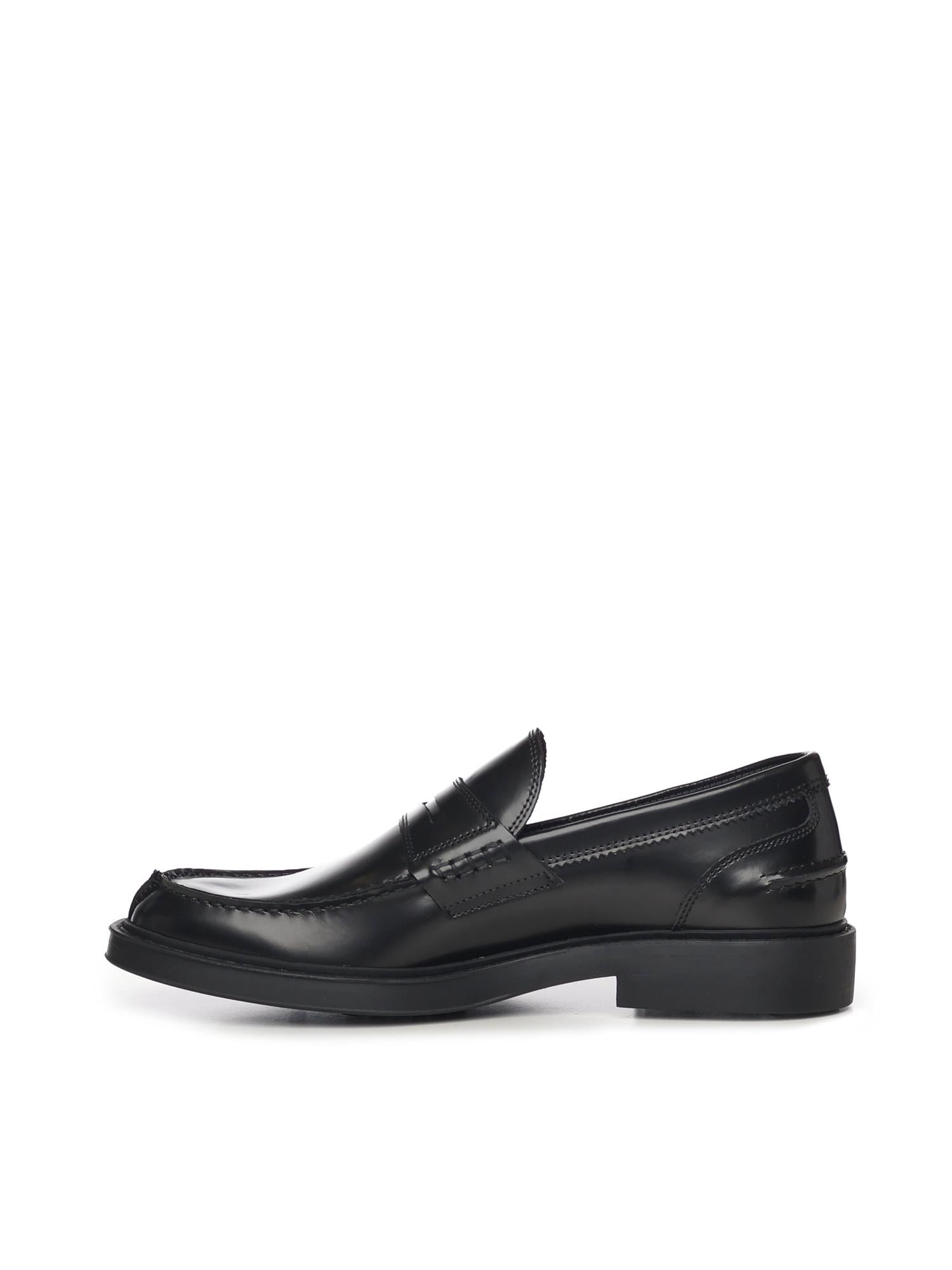 Mocassino Dover in pelle 22937 NERO ANTICA CUOIERIA 