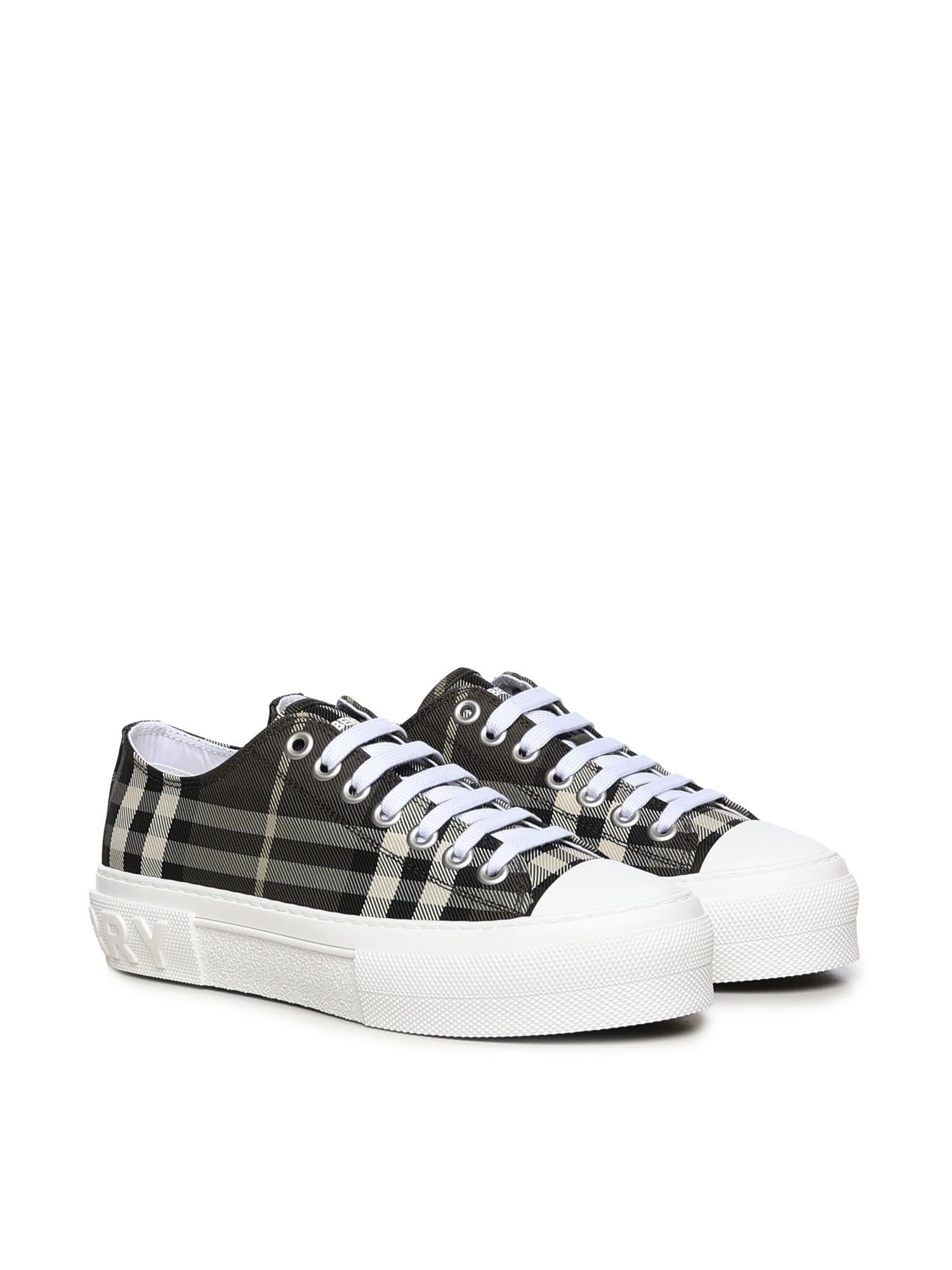 Sneaker in misto nylon Check<BR/> 8118854 C3348 BURBERRY 