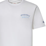 T-shirt con ricamo in cotone PRL0002 02506L MC2 SAINT BARTH 