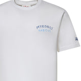 T-shirt con ricamo in cotone PRL0002 02506L MC2 SAINT BARTH 