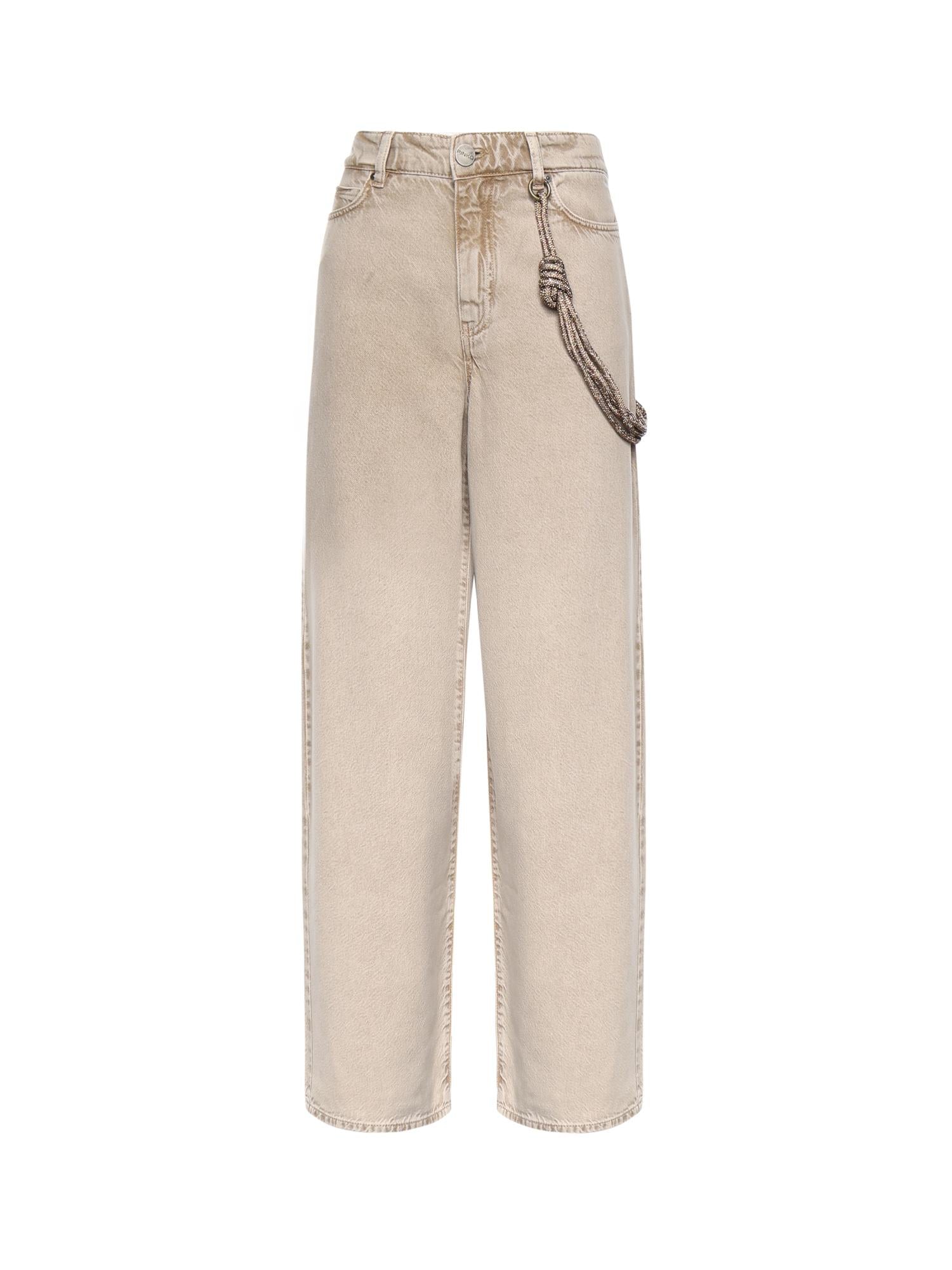 Jeans con corda gioiello 104601 A33RC88 PINKO 
