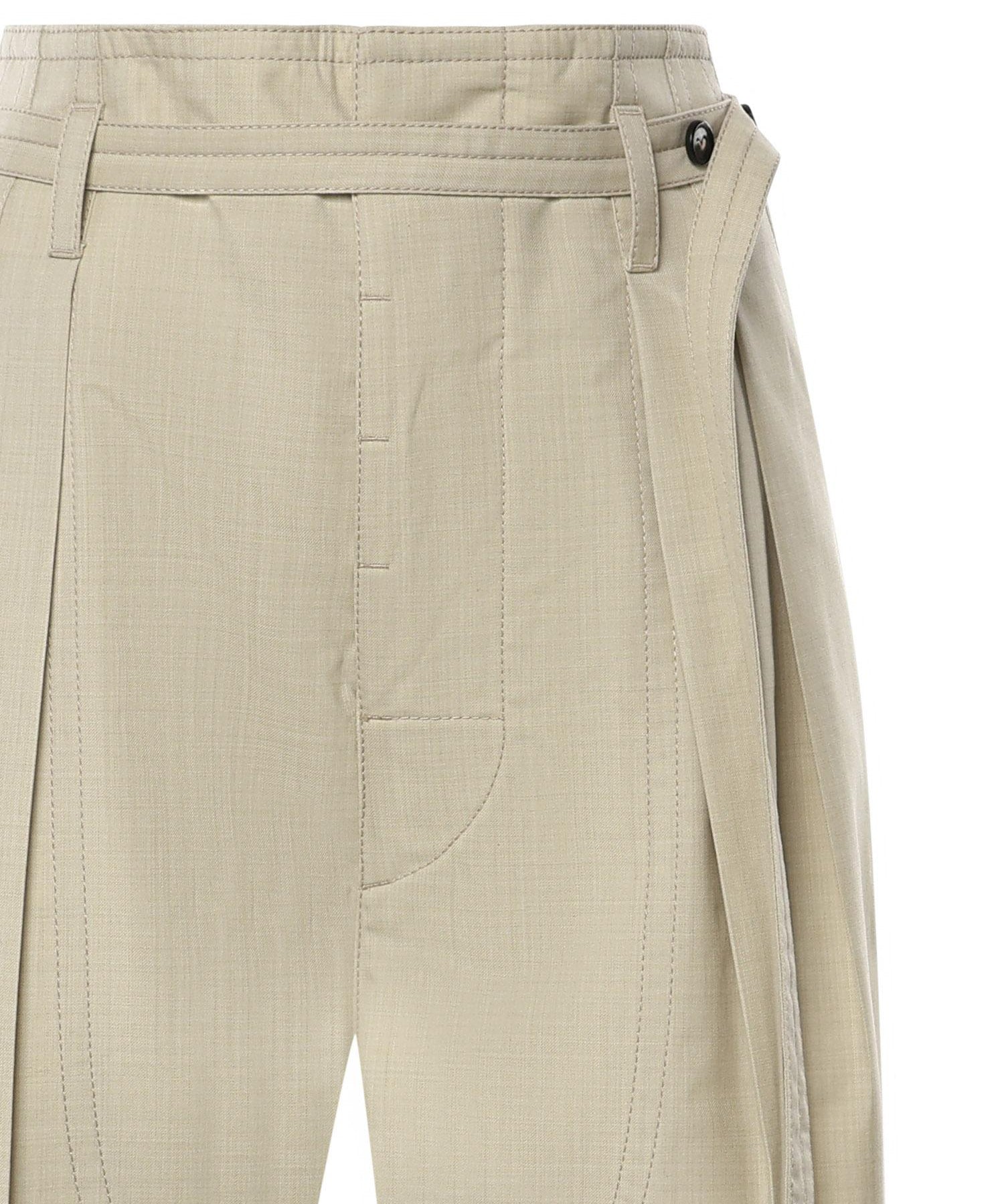 Pantaloni in cotone e lana leggera 866704 V6DG02159 BOTTEGA VENETA 