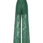 Pantaloni in pizzo cordonetto FTCPTT HLMTBV8433 DOLCE & GABBANA 
