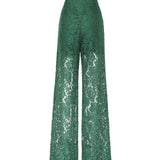 Pantaloni in pizzo cordonetto FTCPTT HLMTBV8433 DOLCE & GABBANA 