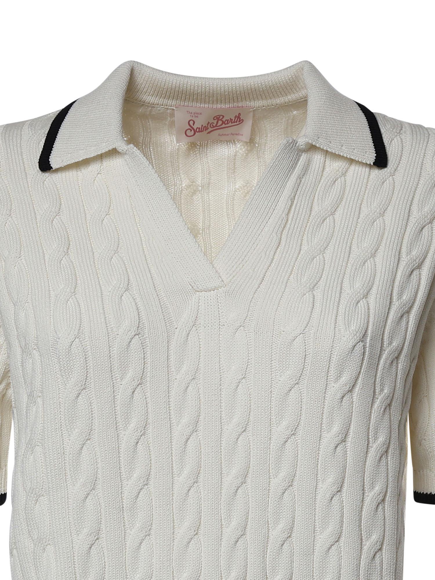 Polo in misto cotone AYS0001 00100L MC2 SAINT BARTH 